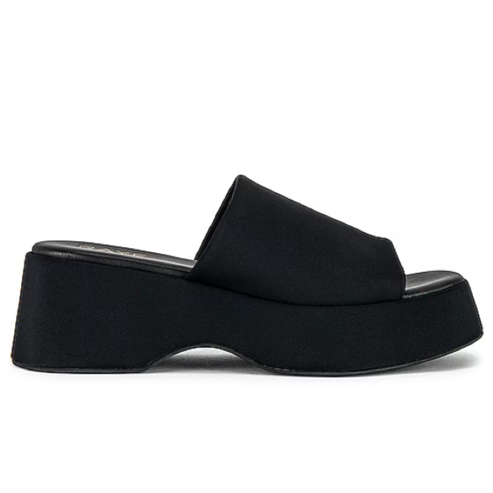 RAYE MADD Black Platform Sandals
